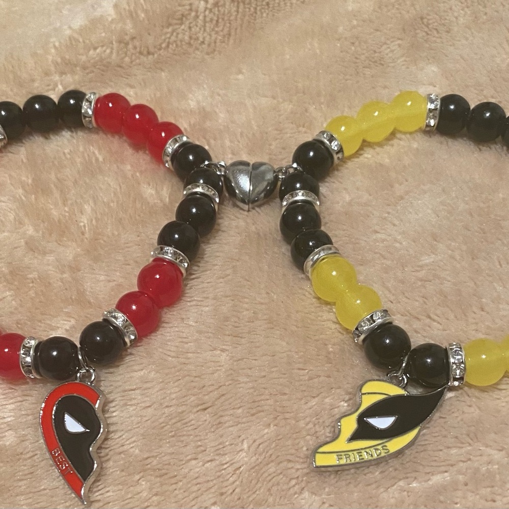 Deadpool Wolverine bracelet marvel movie item